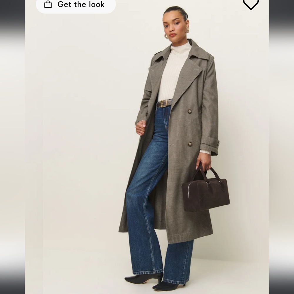 Reformation Matteo Trench Brown - Size XS - Picture 4 of 16